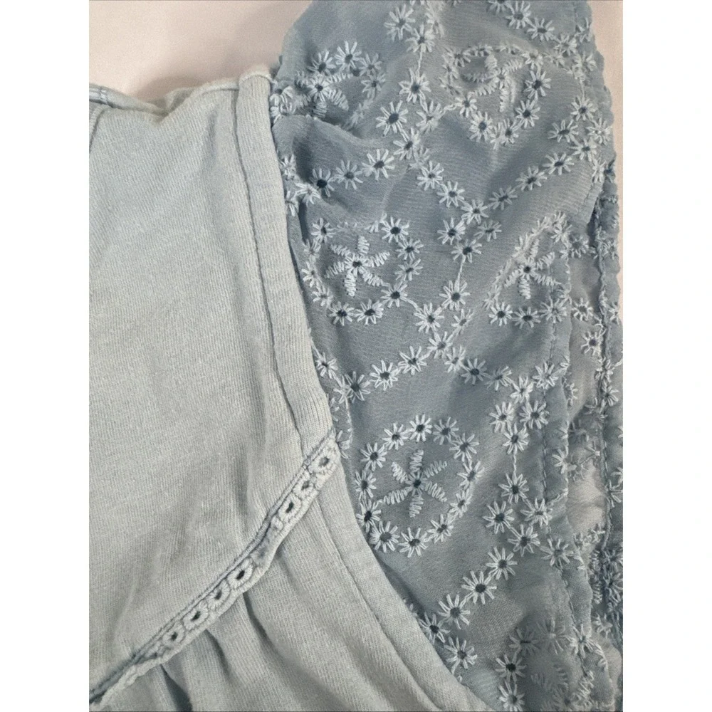 Matilda Jane Dream Chasers‎ Oh Joy Dress Blue Ruffle Lace Girl's Size 4